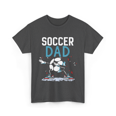 Soccer Dad Soccer Football Parent T-Shirt - Dark Heather