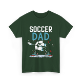 Soccer Dad Soccer Football Parent T-Shirt - Forest Green