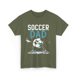 Soccer Dad Soccer Football Parent T-Shirt - Military Green