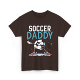 Soccer Daddy Soccer Dad Football T-Shirt - Dark Chocolate