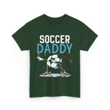 Soccer Daddy Soccer Dad Football T-Shirt - Forest Green