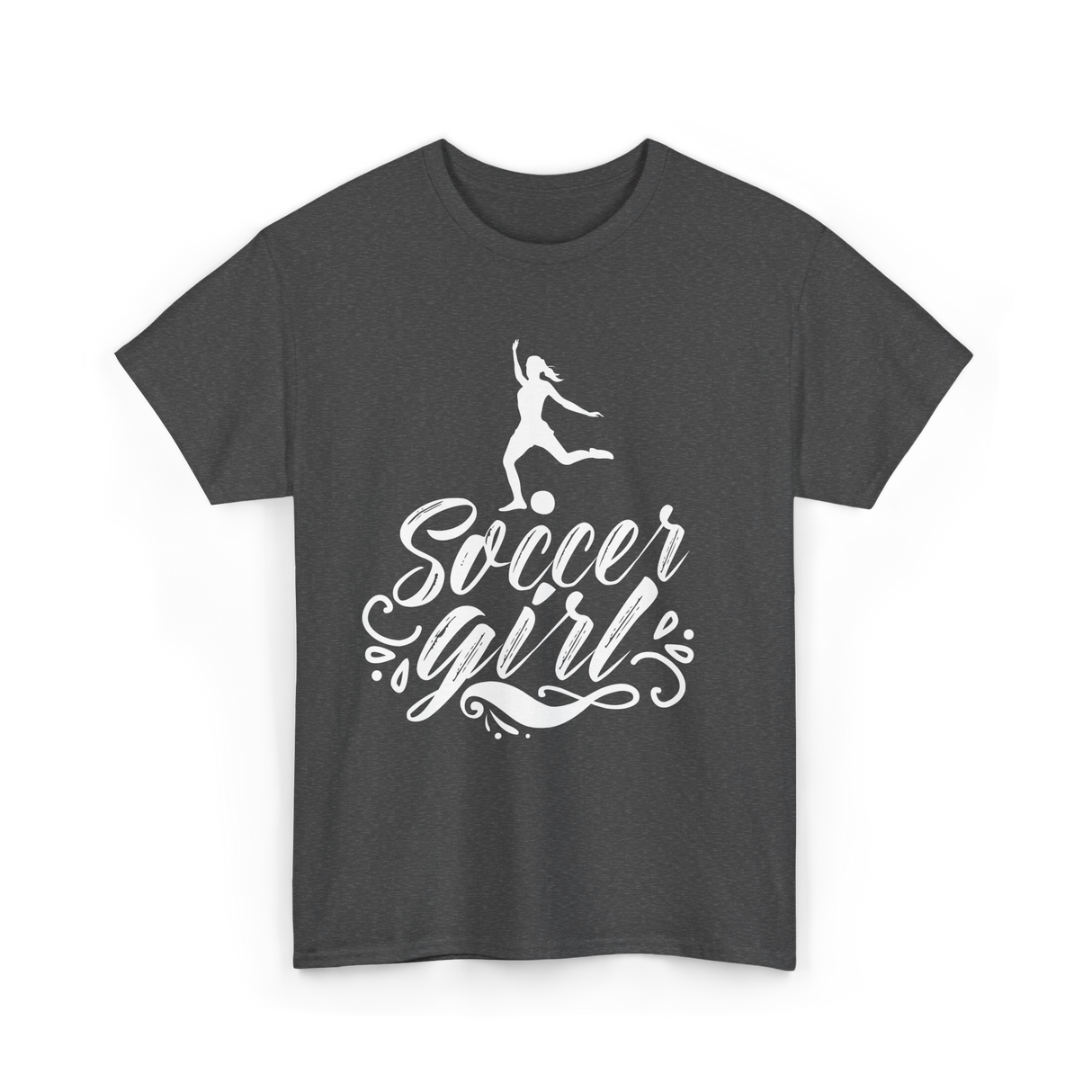 Soccer Girl Soccer Player T-Shirt - Dark Heather