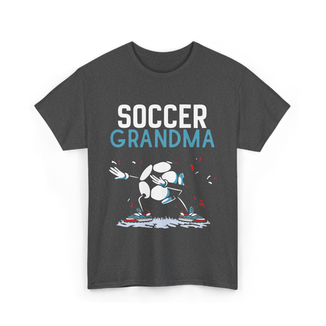 Soccer Grandma Soccer Football T-Shirt - Dark Heather