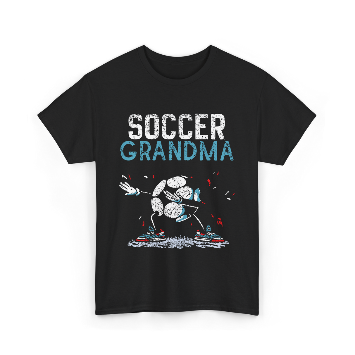 Soccer Grandma Soccer Grandmother T-Shirt - Black