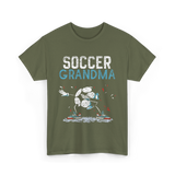 Soccer Grandma Soccer Grandmother T-Shirt - Military Green