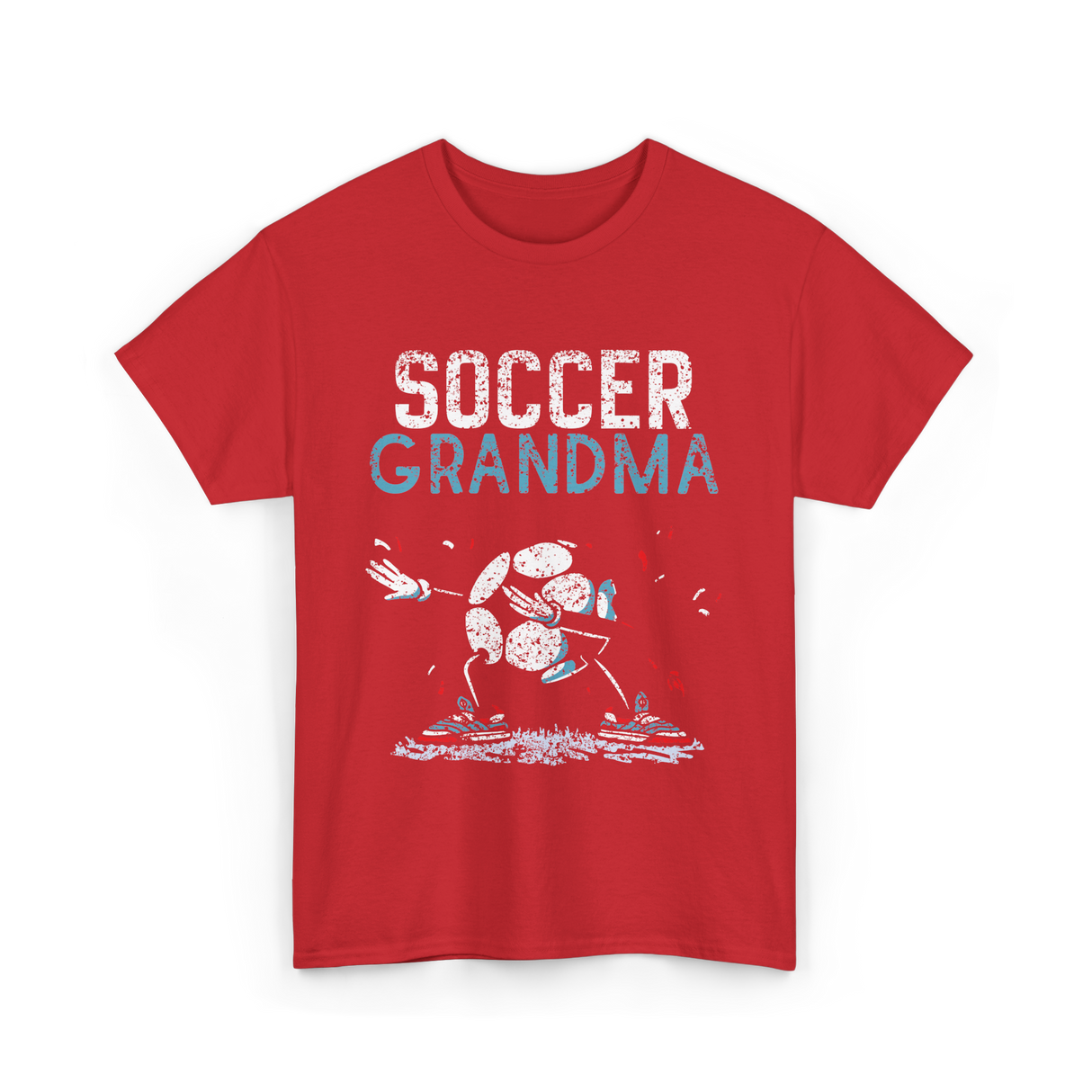 Soccer Grandma Soccer Grandmother T-Shirt - Red