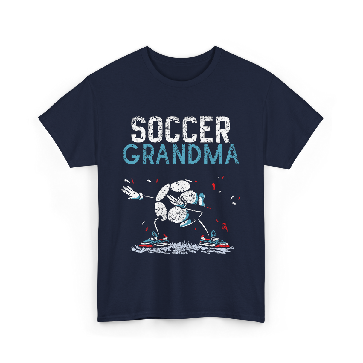 Soccer Grandma Soccer Grandmother T-Shirt - Navy