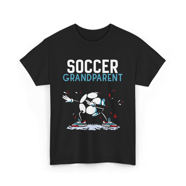 Soccer Grandparent Soccer Player T-Shirt - Black