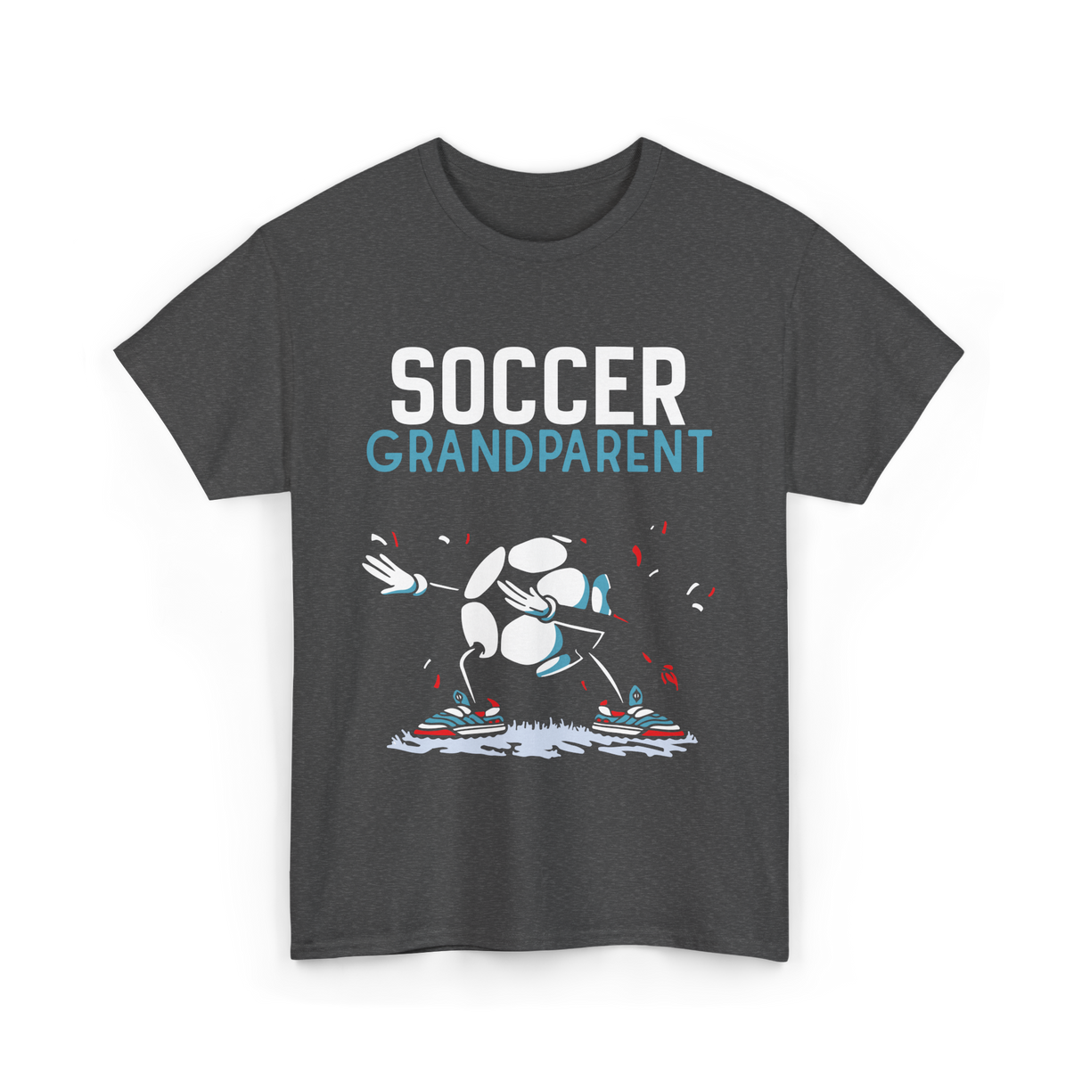 Soccer Grandparent Soccer Player T-Shirt - Dark Heather