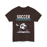 Soccer Grandparent Soccer Player T-Shirt - Dark Chocolate