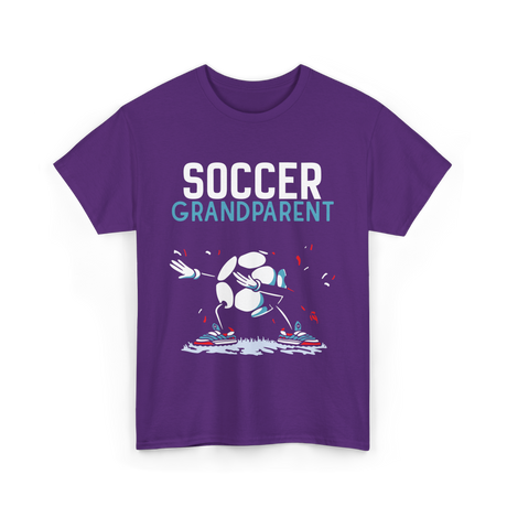 Soccer Grandparent Soccer Player T-Shirt - Purple