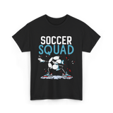 Soccer Squad Soccer Football T-Shirt - Black