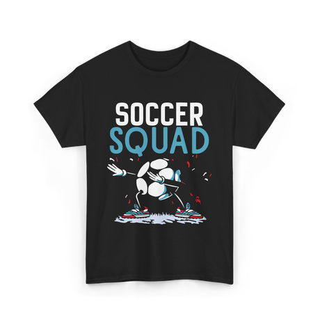 Soccer Squad Soccer Football T-Shirt - Black