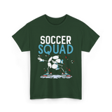 Soccer Squad Soccer Football T-Shirt - Forest Green