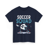 Soccer Squad Soccer Football T-Shirt - Navy