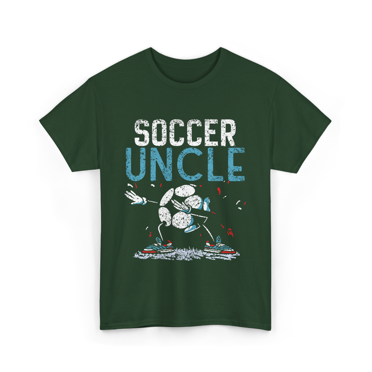 Soccer Uncle Soccer Fan T-Shirt - Forest Green