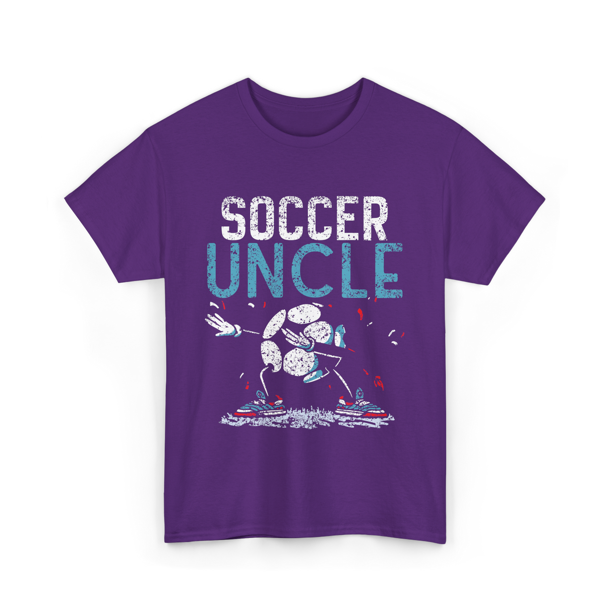 Soccer Uncle Soccer Fan T-Shirt - Purple