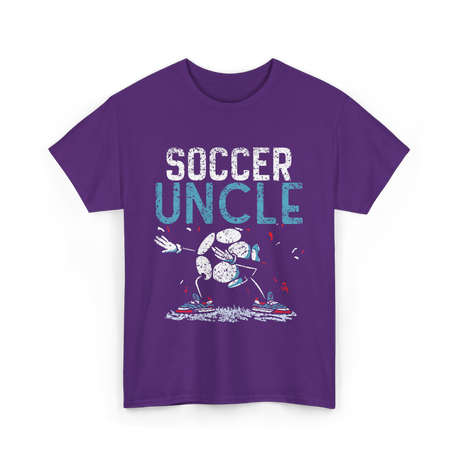 Soccer Uncle Soccer Fan T-Shirt - Purple