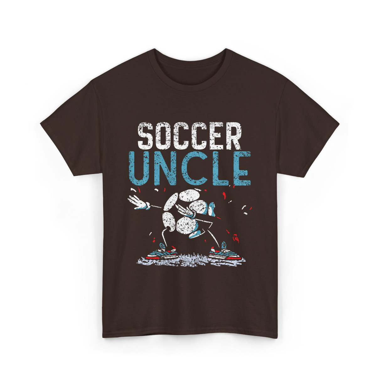 Soccer Uncle Soccer Fan T-Shirt - Dark Chocolate