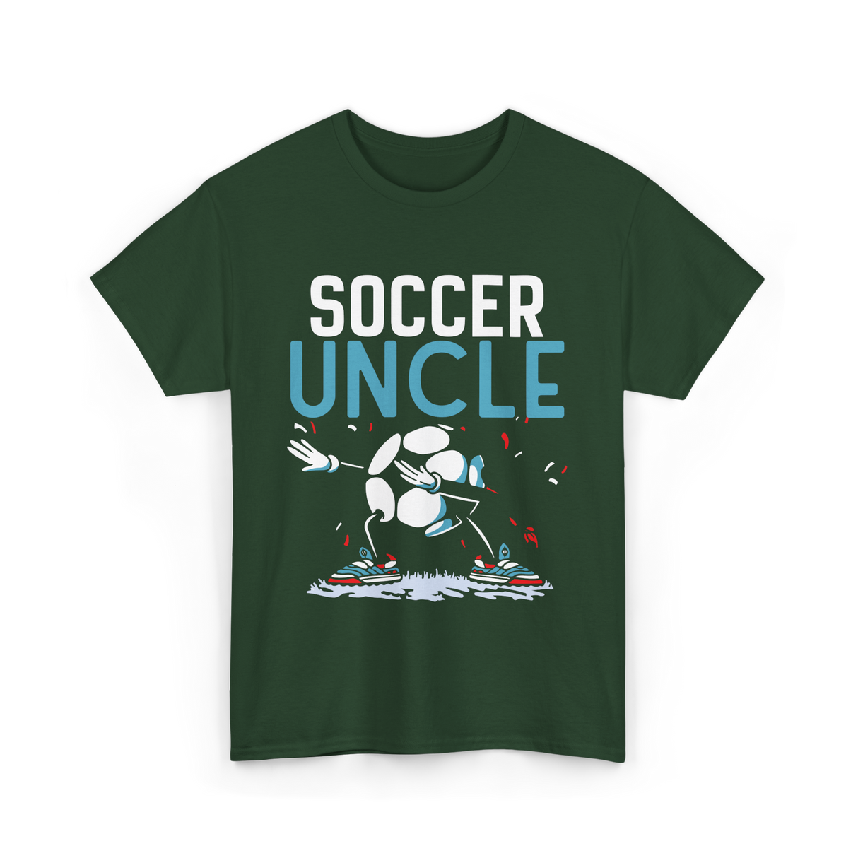 Soccer Uncle Soccer Player T-Shirt - Forest Green