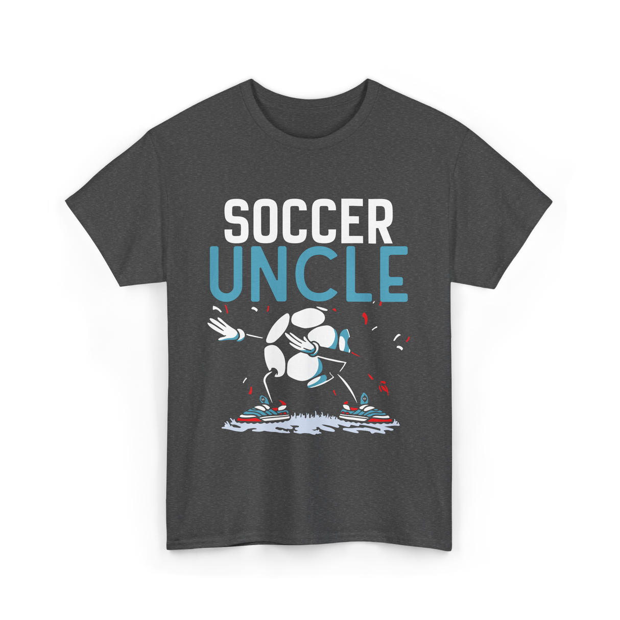 Soccer Uncle Soccer Player T-Shirt - Dark Heather