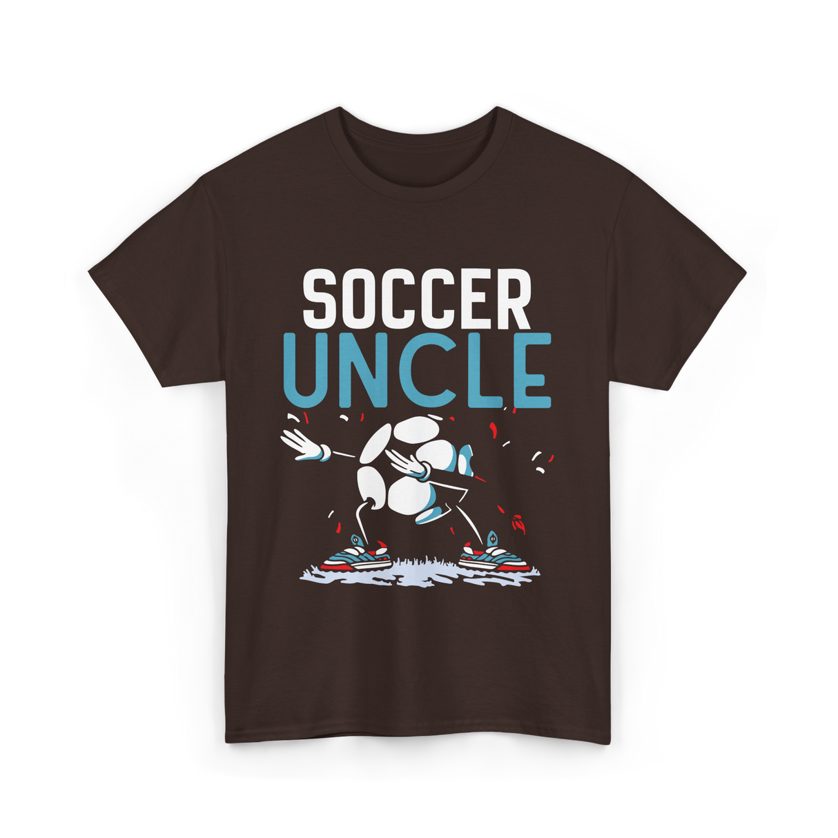 Soccer Uncle Soccer Player T-Shirt - Dark Chocolate