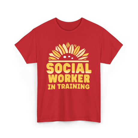 Social Worker In Training Social Work T-Shirt - Red