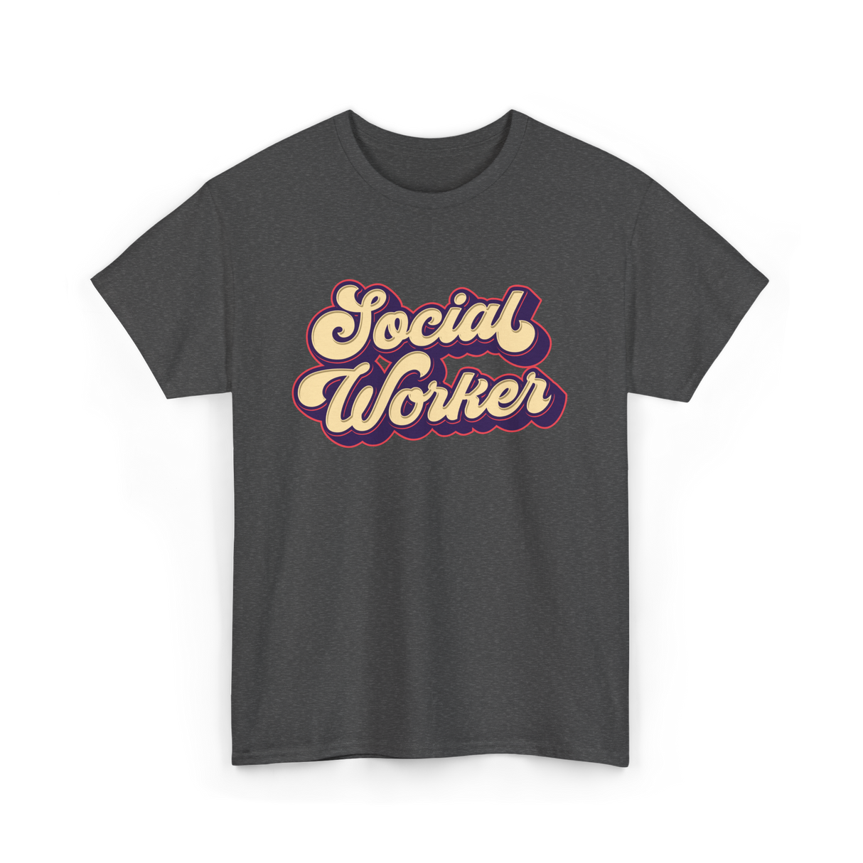 Social Worker Job T-Shirt - Dark Heather