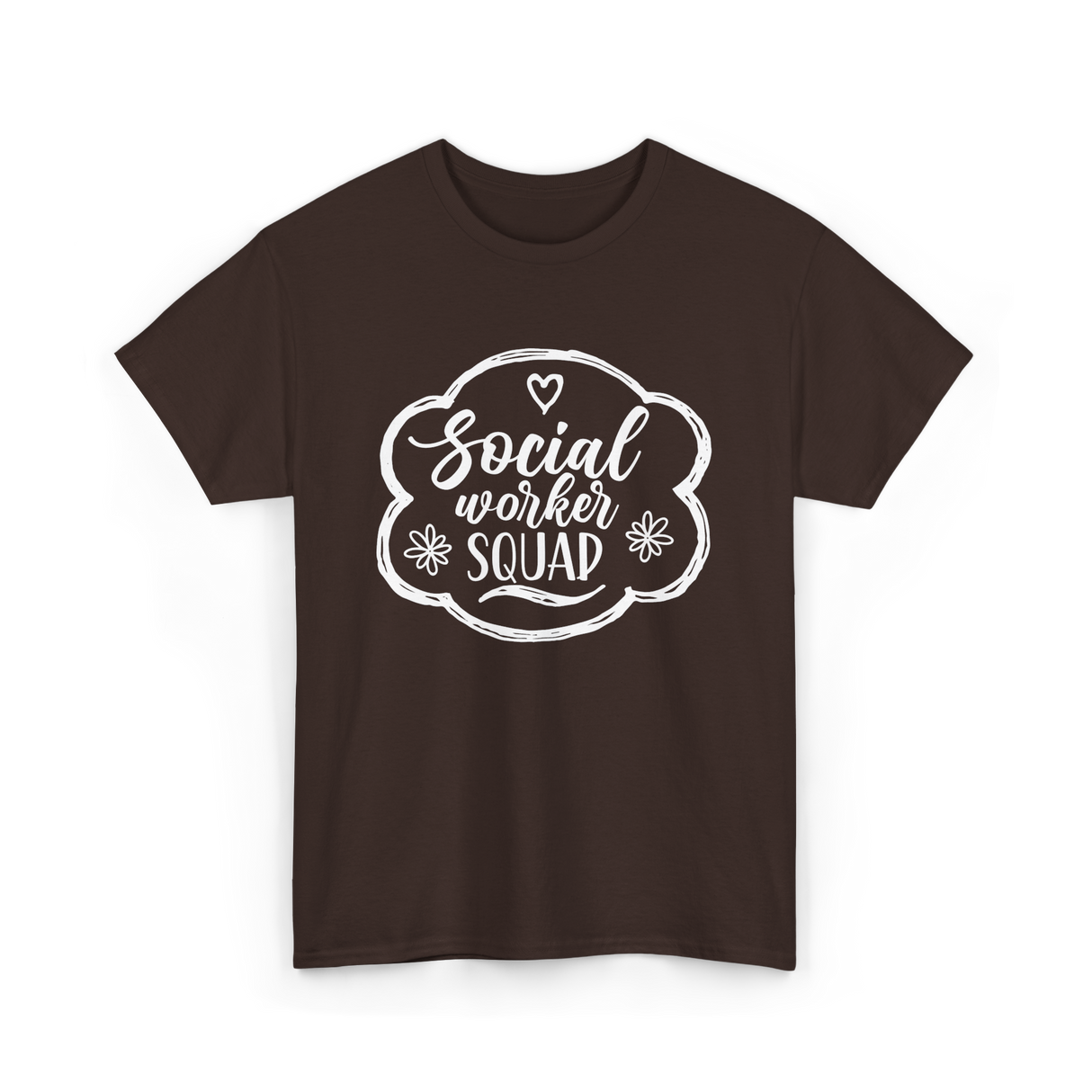 Social Worker Squad Social Work T-Shirt - Dark Chocolate