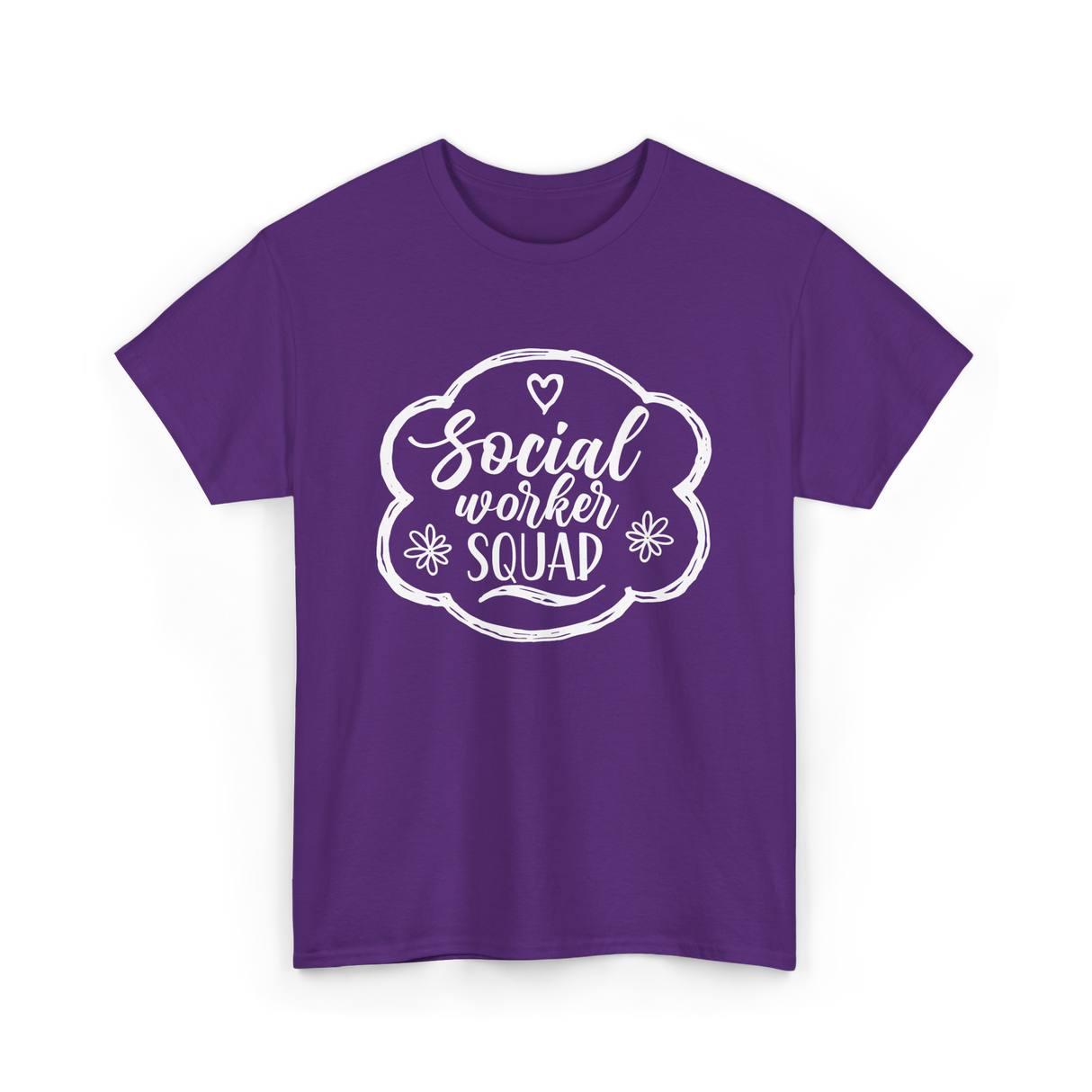 Social Worker Squad Social Work T-Shirt - Purple
