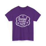 Social Worker Squad Social Work T-Shirt - Purple