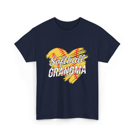 Softball Grandma Softball T-Shirt - Navy