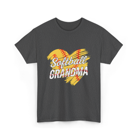 Softball Grandma Softball T-Shirt - Dark Heather