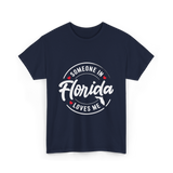 Someone in Florida Loves Florida T-Shirt - Navy