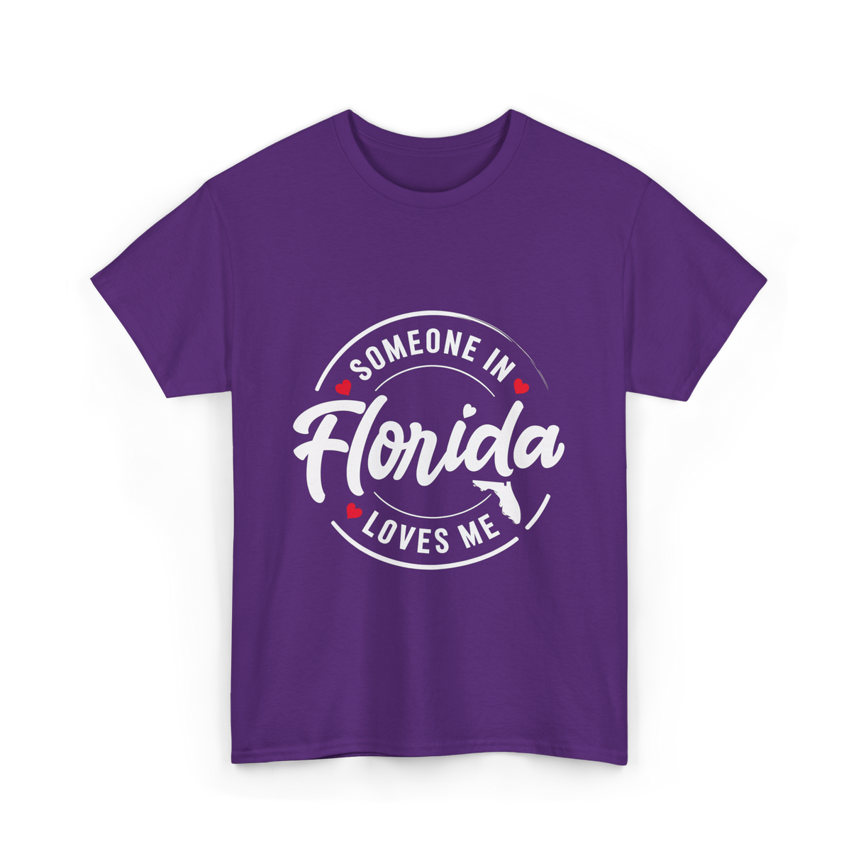 Someone in Florida Loves Florida T-Shirt - Purple