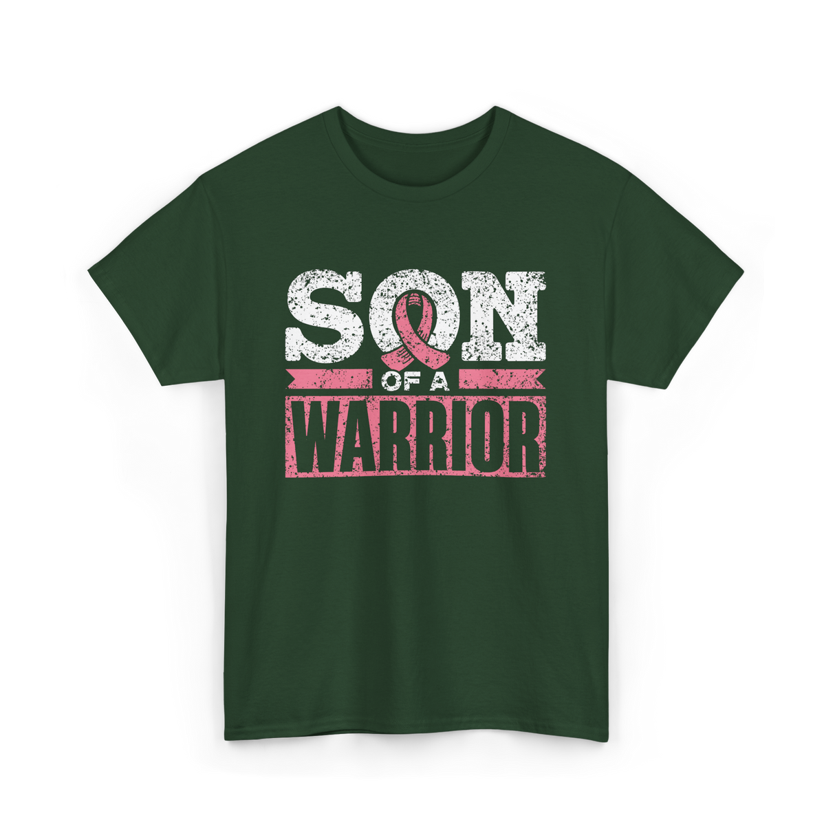 Son of a Warrior Awareness T-Shirt - Forest Green