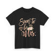 Soon to be Mrs Bride Engagement T-Shirt - Black