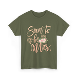 Soon to be Mrs Bride Engagement T-Shirt - Military Green