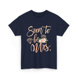 Soon to be Mrs Bride Engagement T-Shirt - Navy