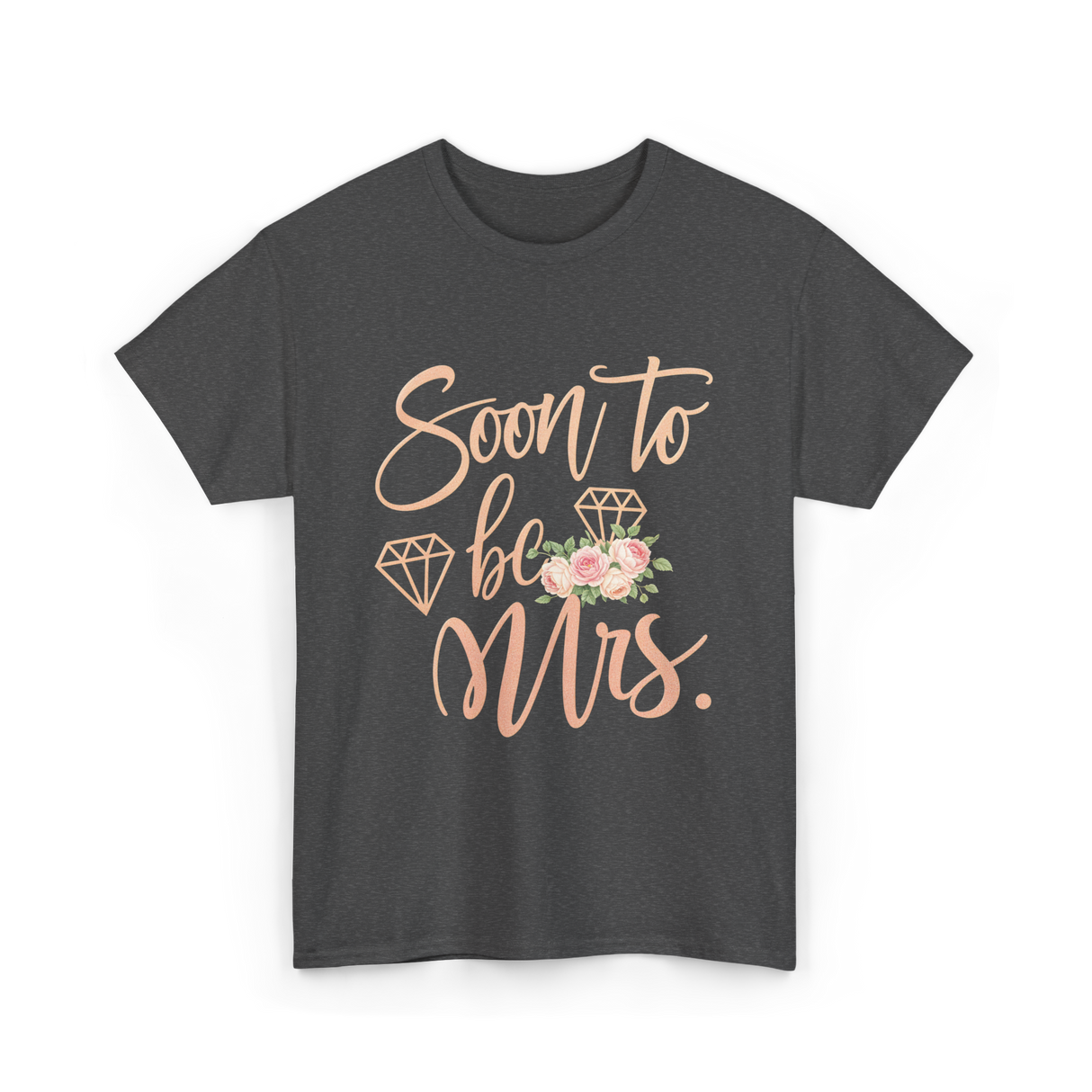 Soon to be Mrs Bride Engagement T-Shirt - Dark Heather