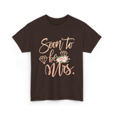 Soon to be Mrs Bride Engagement T-Shirt - Dark Chocolate