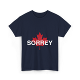 Sorrey Sorry Canada Apology T-Shirt - Navy