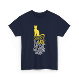 Sorry I'm Late Cat T-Shirt - Navy