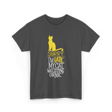 Sorry I'm Late Cat T-Shirt - Dark Heather