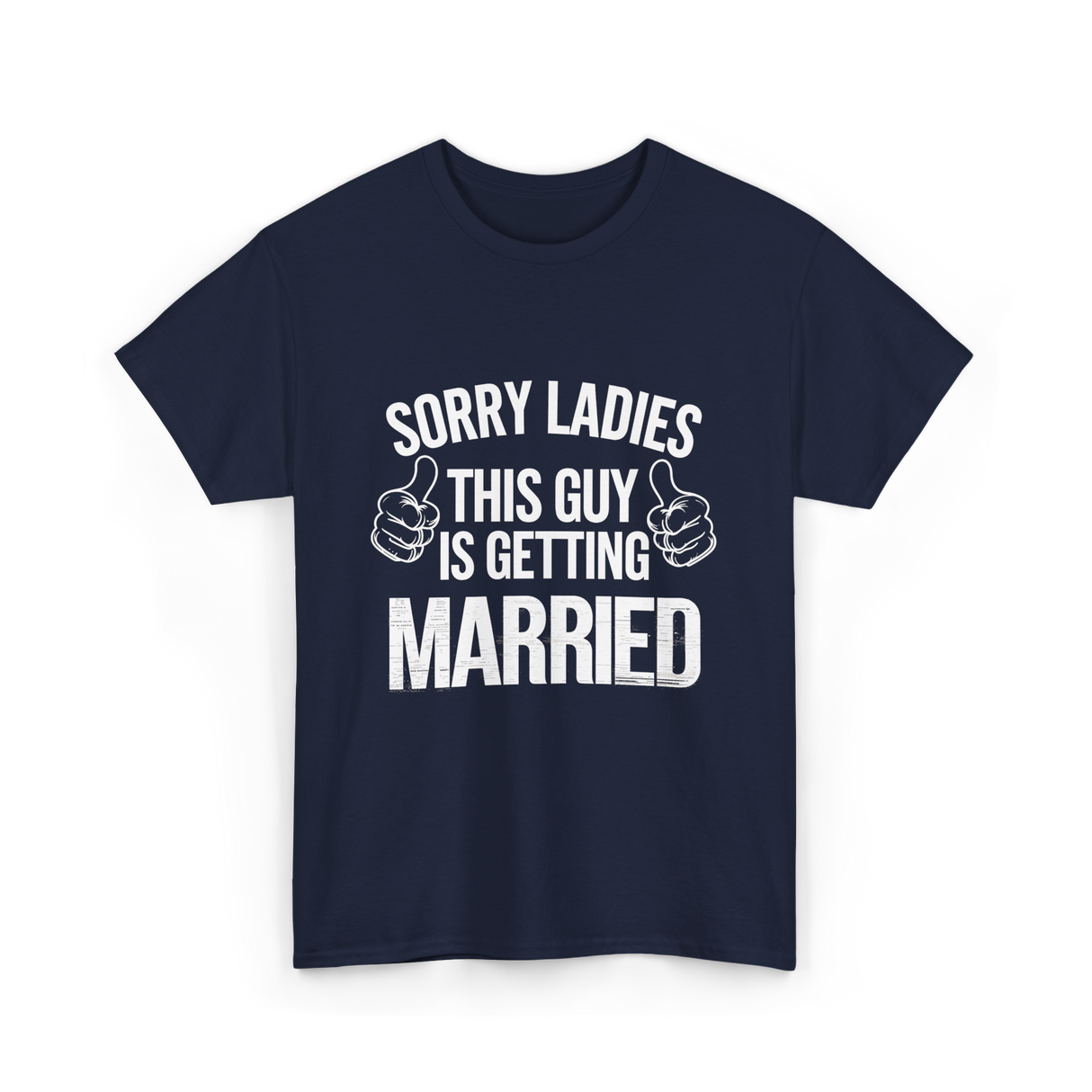 Sorry Ladies This Guy Married T-Shirt - Navy