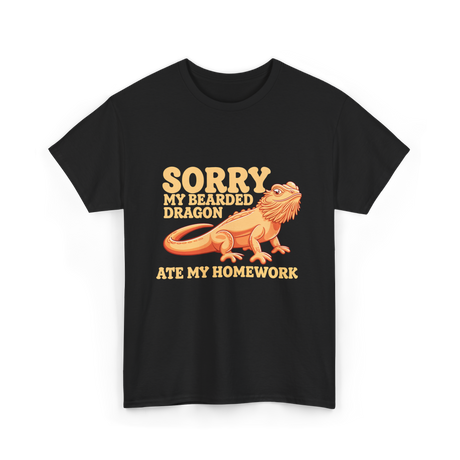 Sorry My Bearded Dragon Bearded Dragon T-Shirt - Black