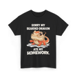 Sorry My Bearded Dragon Lizard T-Shirt - Black