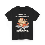 Sorry My Bearded Dragon Lizard T-Shirt - Black