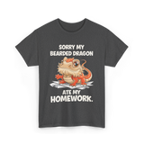 Sorry My Bearded Dragon Lizard T-Shirt - Dark Heather