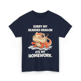 Sorry My Bearded Dragon Lizard T-Shirt - Navy